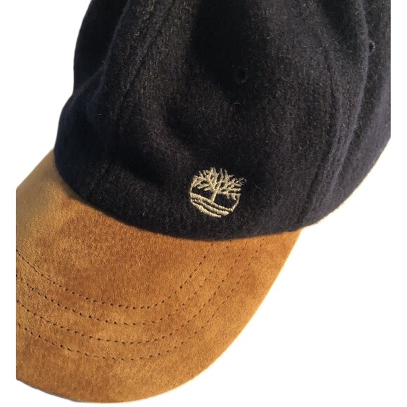 Vintage Timberland Wool Suede Leather Cap Hat Made In USA Outdoor  Weathergear - Picture 2 of 5